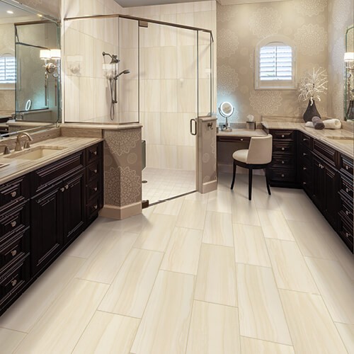 Shower room flooring | Rigdon Floor Coverings Inc